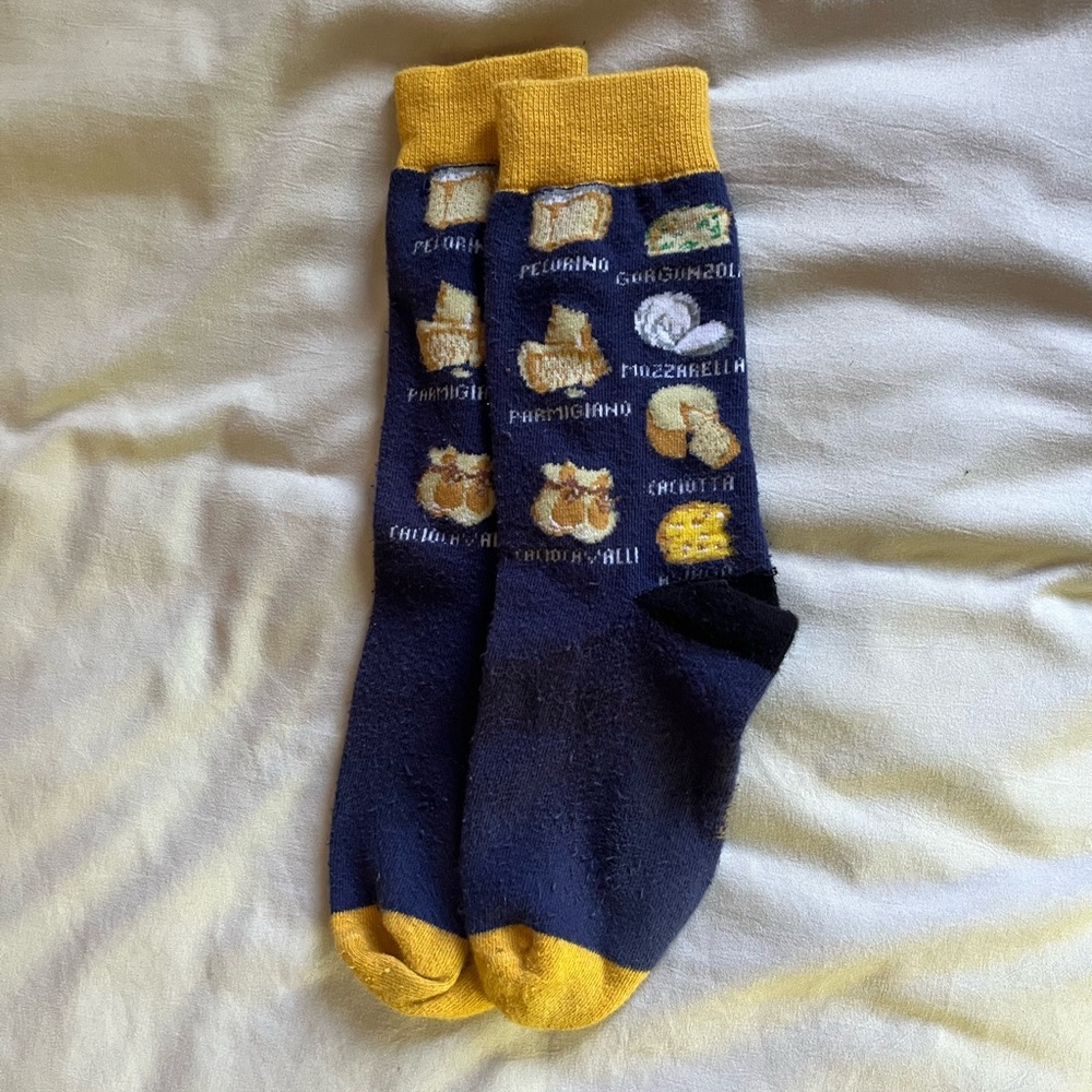 Silly Italian Cheese Socks